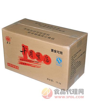 嘉中千月豆腐（外包装） 12kg 箱装