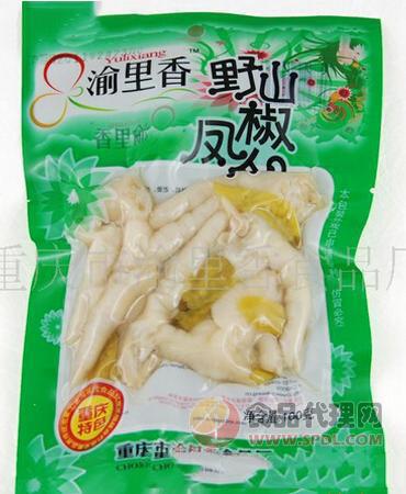 渝里香野山椒凤爪100g 袋装