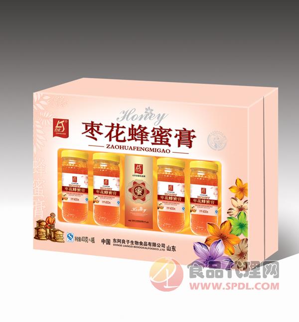 枣花蜂蜜膏400克x4瓶