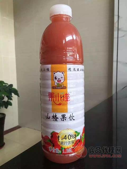果小喵山楂汁果汁饮料1.25L