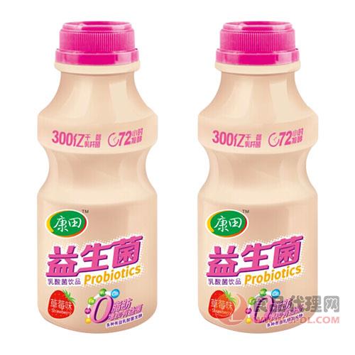 康田益生菌乳酸菌饮品草莓味330ml