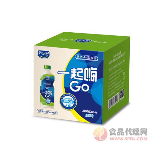 养乐舒一起嗨GO乳酸菌1000mlX6瓶原味