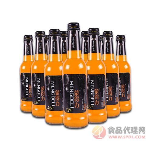 蒙得力果味碳酸饮料香橙味330ml(1X24)
