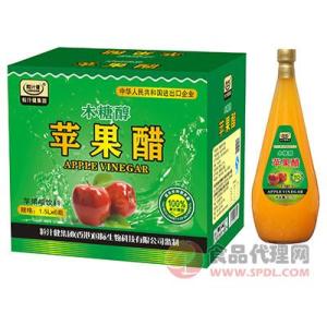 粒汁健苹果醋饮品果醋饮料1.5Lx6瓶