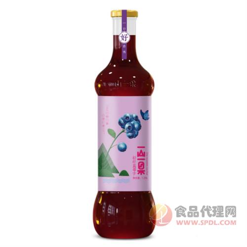 一山一果轻纤蓝莓汁果汁饮料1.28L