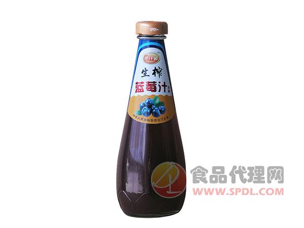 津汁源蓝莓350ml/瓶