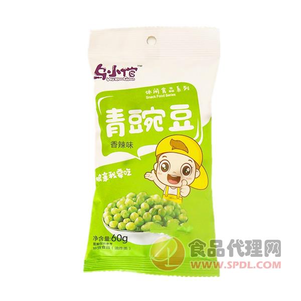 乌小倌青豌豆休闲食品香辣味60g