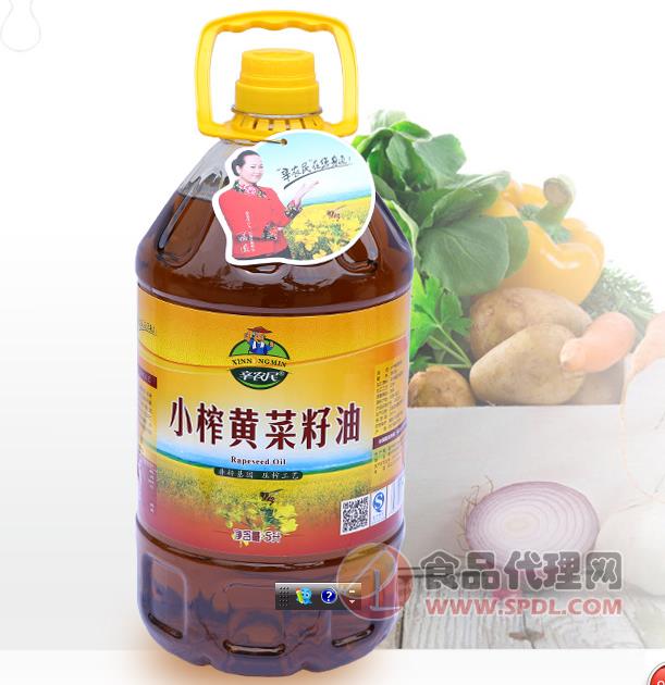 辛农民小榨黄菜油 5L