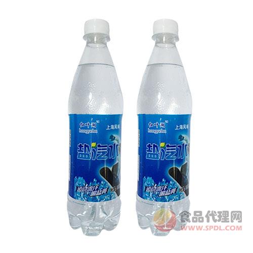 红叶湖上海风味盐汽水碳酸饮料600ml