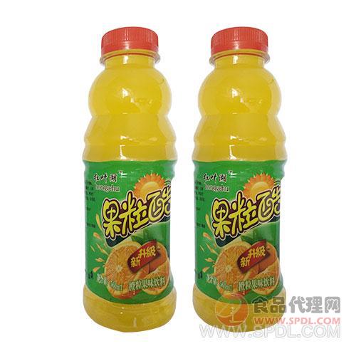 红叶湖果粒橙果汁饮料果味饮品560ml