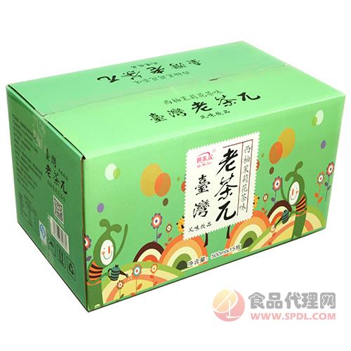琪米尔台湾老茶π西柚茉莉花茶饮品500mlx15瓶