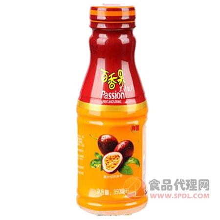 喜健身百香果果汁饮料百香果汁饮品350ml