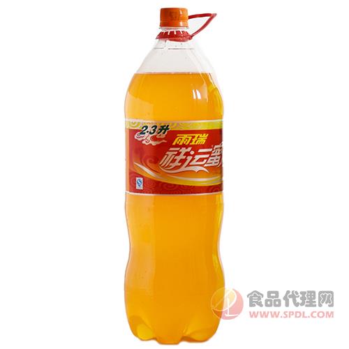 雨瑞祥运蜜桃汽水水蜜桃风味碳酸饮料2.3L