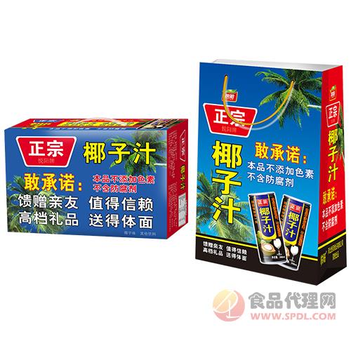 悦阳海南椰子汁饮料椰汁植物蛋白饮料礼盒