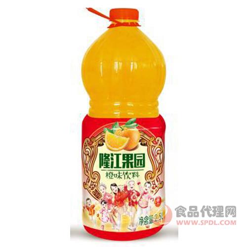 隆江果园橙味饮料果味饮料2.5L
