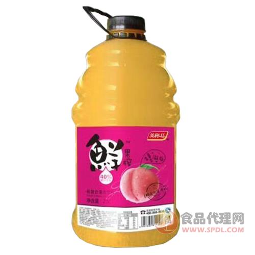 美格丝鲜果榨蜜桃汁饮料果汁饮料2.5L
