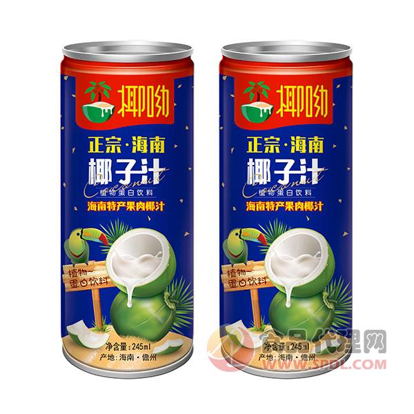 椰呦正宗海南椰子汁植物蛋白饮料245ml