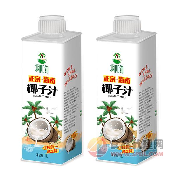 椰呦正宗海南椰子汁植物蛋白饮料1L
