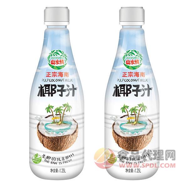 山水情正宗海南椰子汁植物蛋白饮料1.25L
