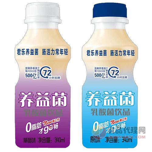 君乐养益菌乳酸菌饮品乳饮料340ml