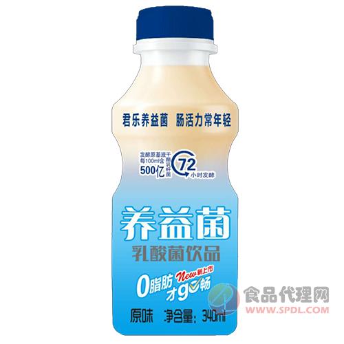 君乐养益菌乳酸菌饮品原味乳饮品340ml