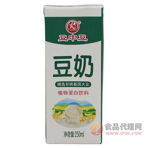雨瑞豆中豆豆奶植物蛋白饮料250ml
