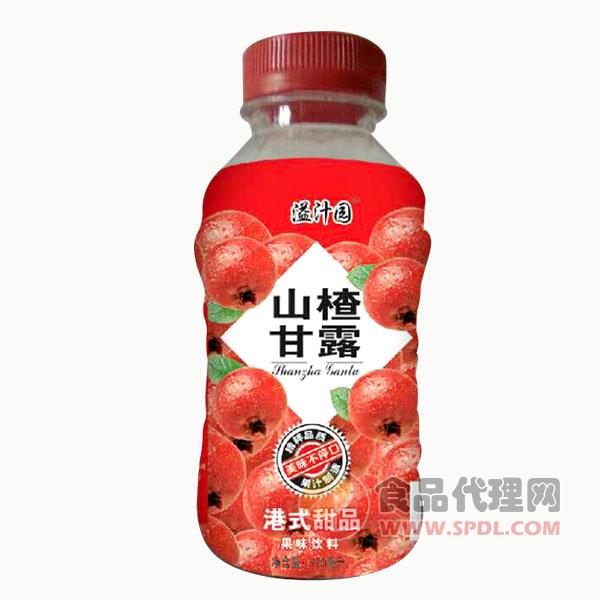 溢汁园山楂甘露港式甜品果味饮料420ml