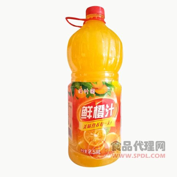 溢汁园鲜橙汁2.58L