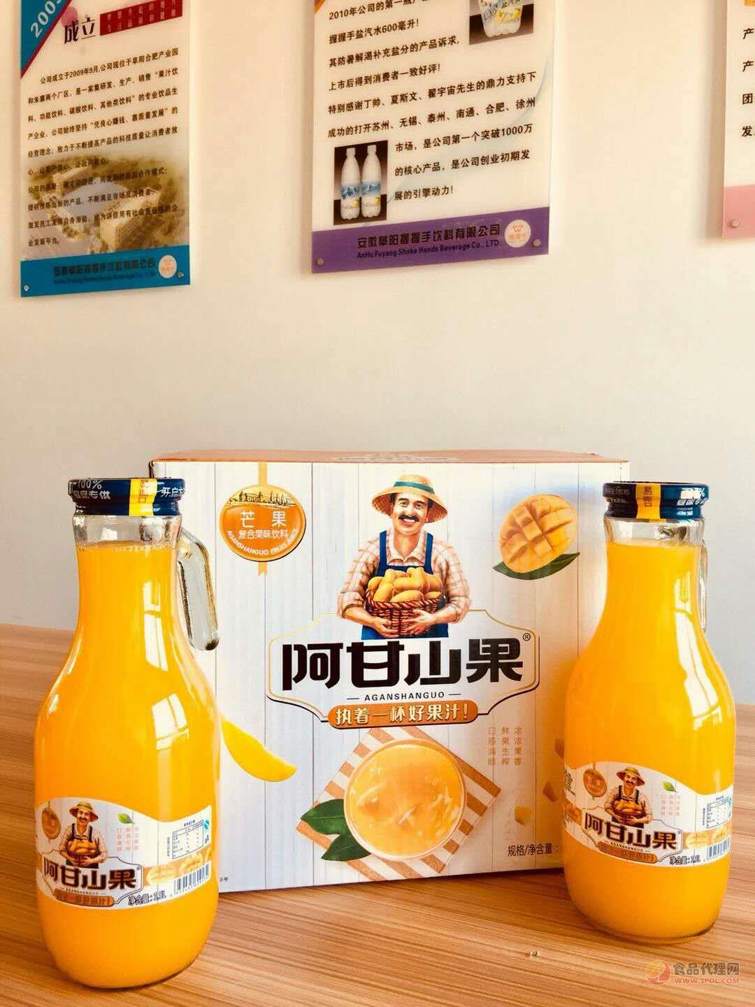 阿甘山果芒果汁（手柄）1.5*6P/箱
