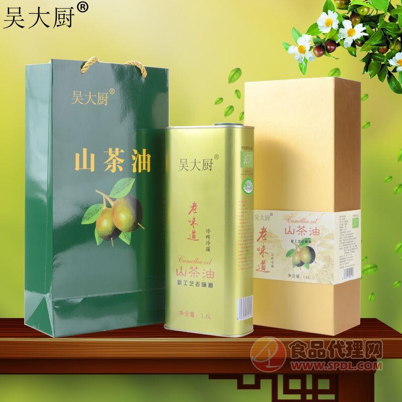 吴大厨山茶油1.6L
