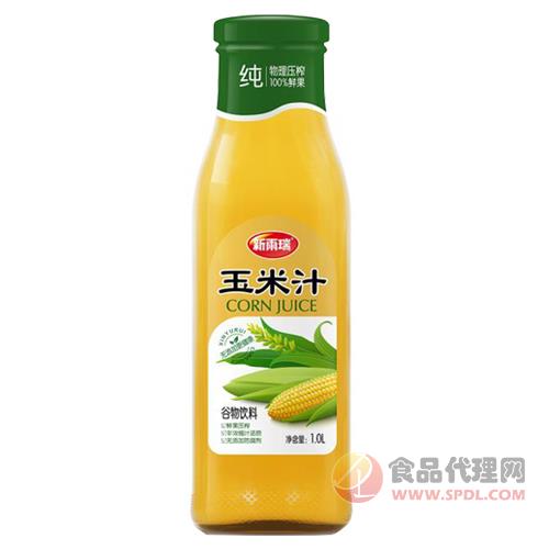 新雨瑞玉米汁饮品谷物饮料1L