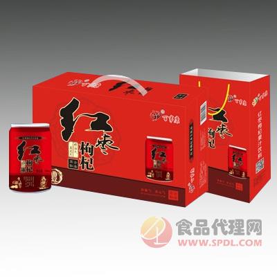 百事康红枣枸杞果汁饮料礼盒