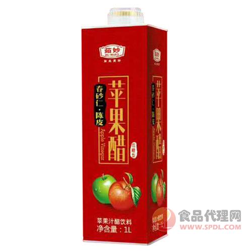 茹妙苹果汁醋饮料低糖型1L
