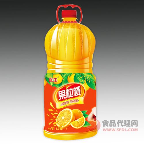 途乐果粒橙果汁饮料2.58L