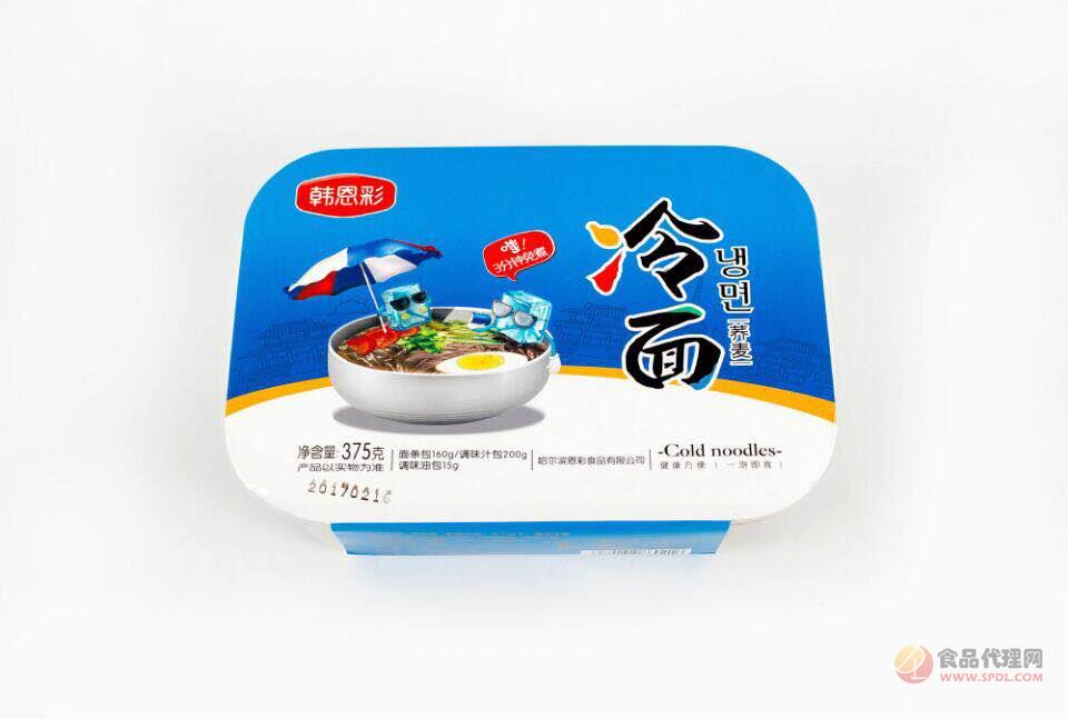 韩恩彩荞麦冷面方便食品375g