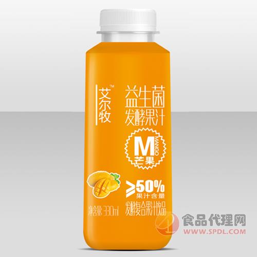 艾尔牧益生菌发酵复合果汁饮品（芒果）330ml