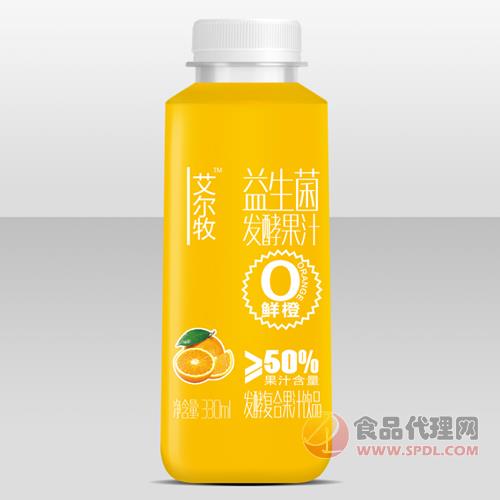艾尔牧益生菌发酵复合果汁饮品（鲜橙）330ml