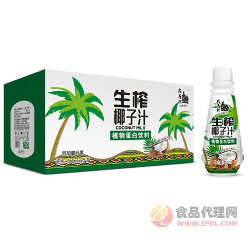 大马邦生榨椰子汁植物蛋白饮料450mlx15瓶