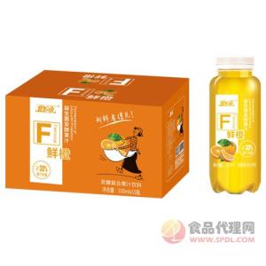 宜泉鲜橙汁益生菌发酵复合果汁饮料300mlx15瓶