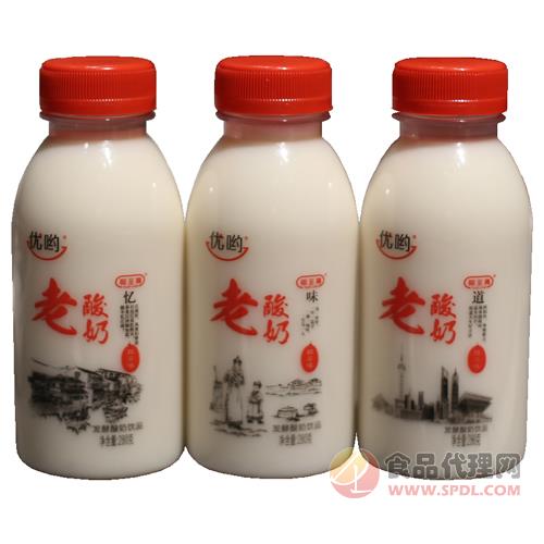 优哟老酸奶饮品红枣280ml