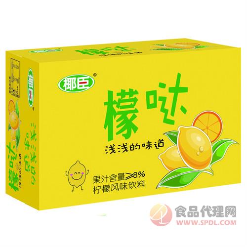 椰臣檬哒柠檬风味饮料标箱