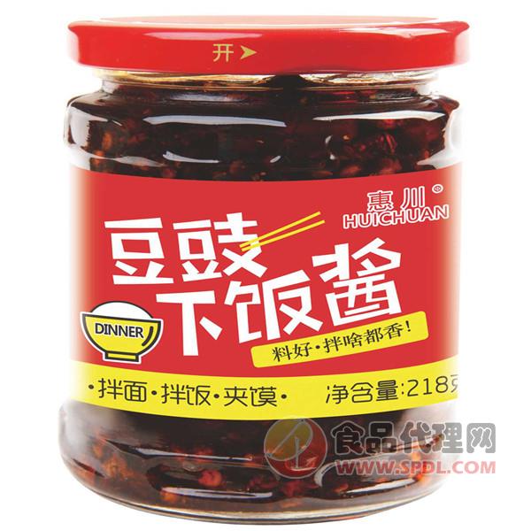 惠川食品豆豉下饭酱218克