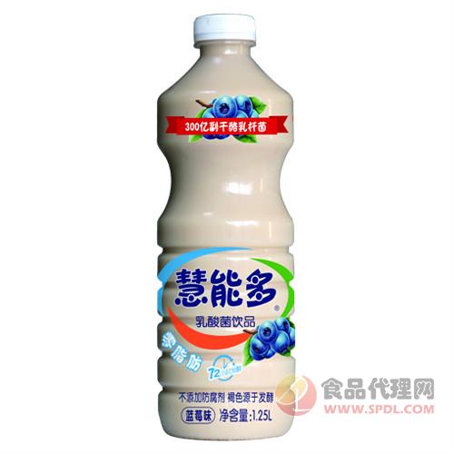 慧能多乳酸菌饮品蓝莓味1.25L