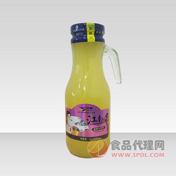 昊雨江南忆果菠萝汁饮料1L