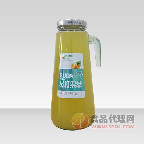 昊雨苏打果萃菠萝汁饮料1.5L
