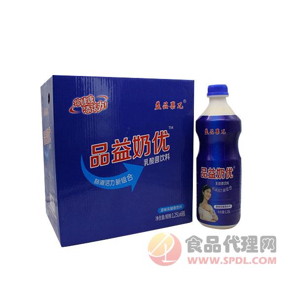 品益奶优乳酸菌饮料1.25Lx6瓶
