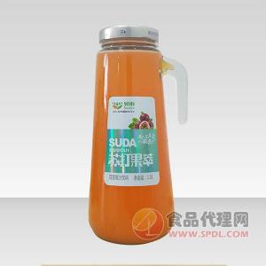 昊雨苏打果萃百香果汁饮料1.5L