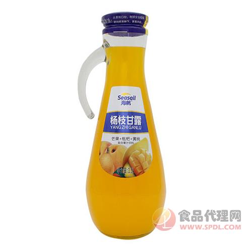 海帆杨枝甘露复合果汁饮料（芒果+枇杷+黄桃）手柄瓶1.5L