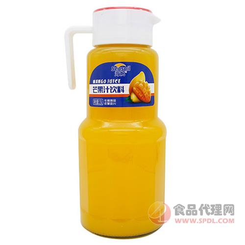 海帆芒果汁饮料手柄瓶1.5L