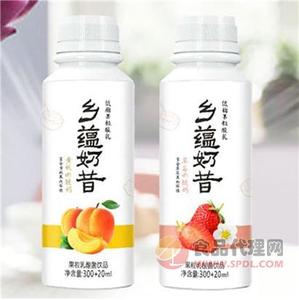 鄉(xiāng)蘊奶昔黃桃果粒酸奶飲品320ml